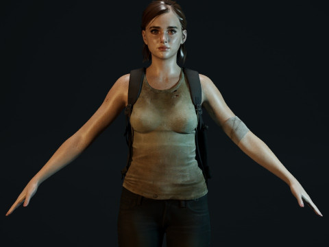 Ellie Williams 3Dモデル