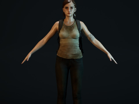 Ellie Williams 3Dモデル