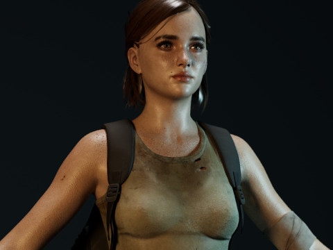 Ellie Williams 3Dモデル
