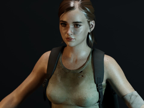 Ellie Williams 3Dモデル