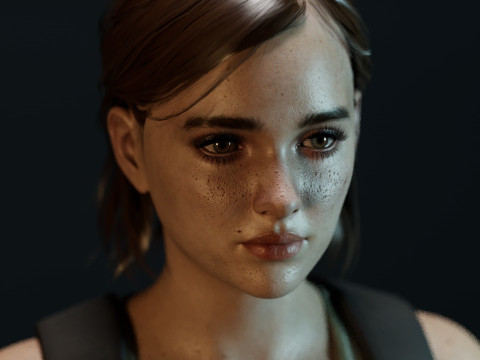Ellie Williams 3Dモデル