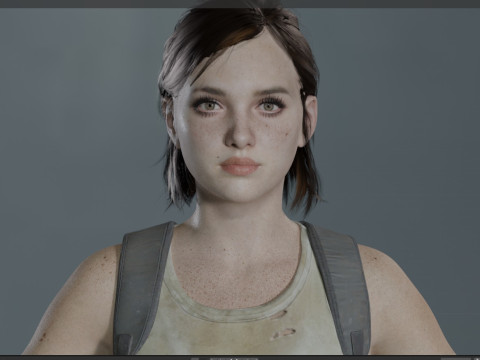 Ellie Williams 3Dモデル