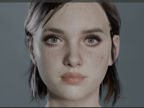 Ellie Williams 3Dモデル
