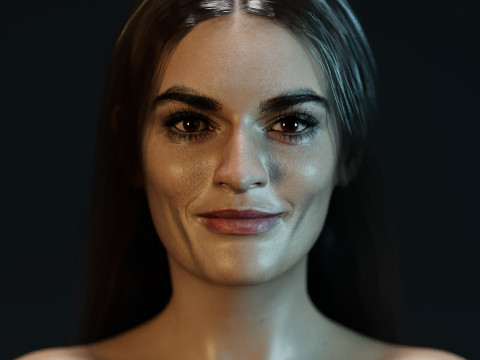 Emma Mackey 3D Model