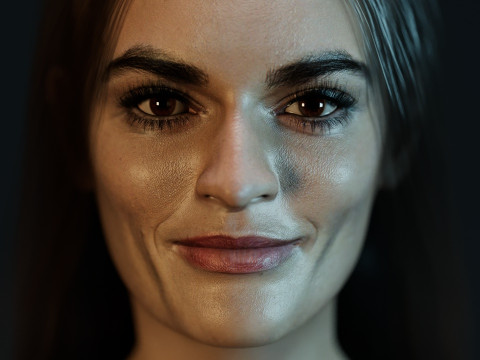 Emma Mackey 3D 模型