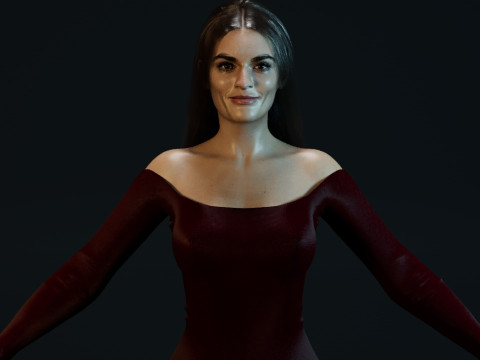 Emma Mackey 3D 模型