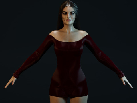 Emma Mackey 3D 模型