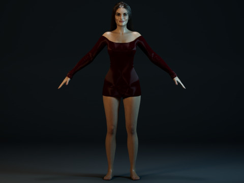 Emma Mackey 3D 模型