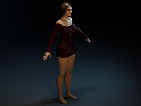 Emma Mackey 3D 模型