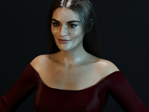 Emma Mackey 3D 模型
