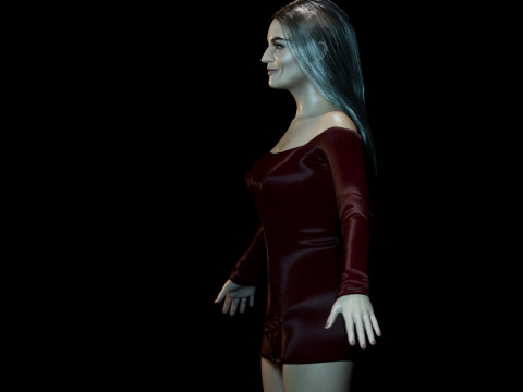 Emma Mackey 3D 模型