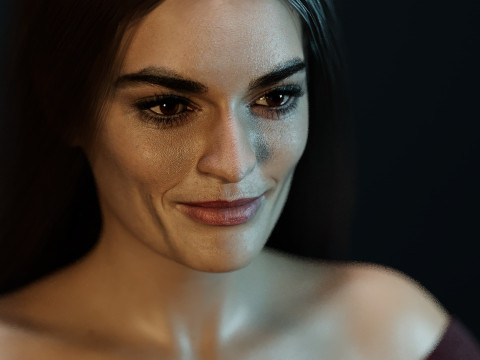 Emma Mackey 3D 模型