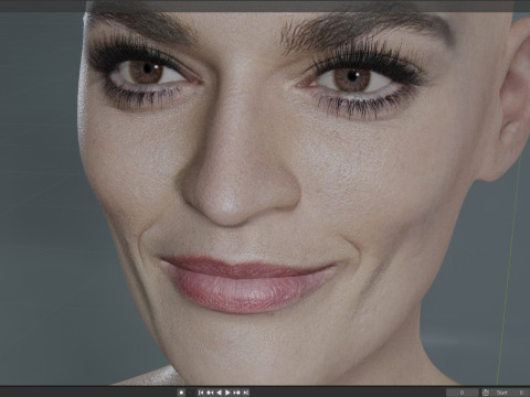 Emma Mackey 3D 模型