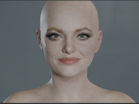 Emma Stone 3D 모델