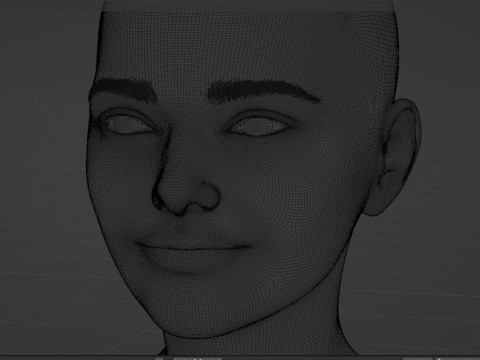 Emma Stone 3D 모델