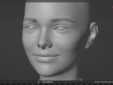 Emma Stone 3D 모델