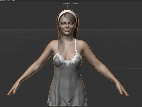 Emma Stone 3D 모델