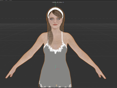Emma Stone 3D 모델