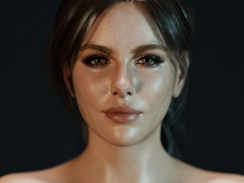 Kate Beckinsale 3D Model