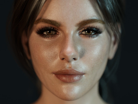 Kate Beckinsale 3D Model