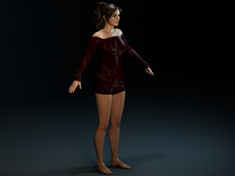 Kate Beckinsale 3D Model