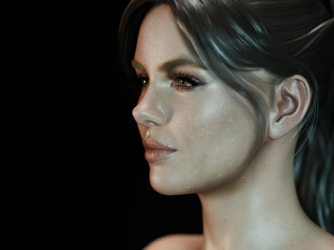 Kate Beckinsale 3D Model