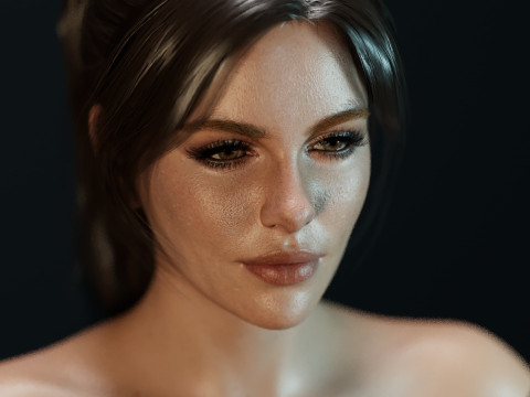 Kate Beckinsale 3D Model