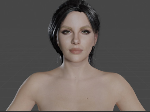 Kate Beckinsale 3D Model