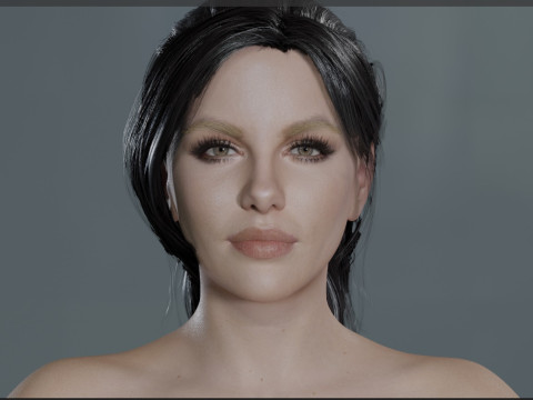 Kate Beckinsale 3D Model