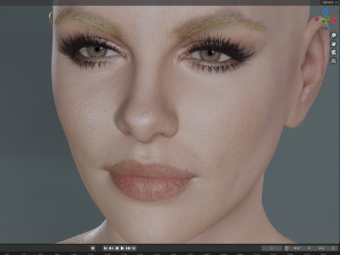 Kate Beckinsale 3D Model