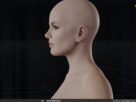 Kate Beckinsale 3D Model
