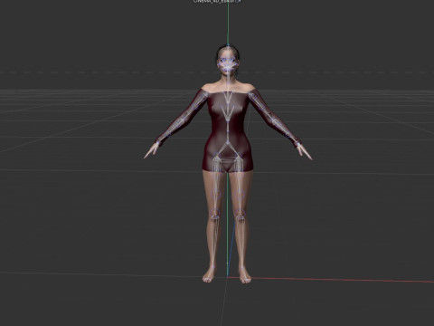 Kate Beckinsale 3D Model