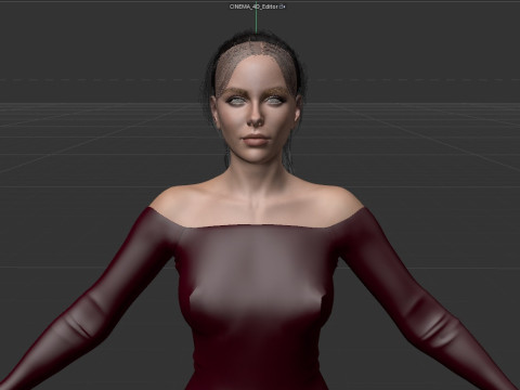 Kate Beckinsale 3D Model