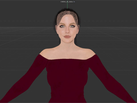 Kate Beckinsale 3D Model