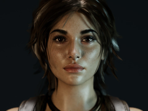 Lara Croft 3D मॉडल