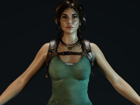 Lara Croft Model 3D