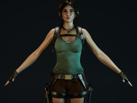 Lara Croft Model 3D