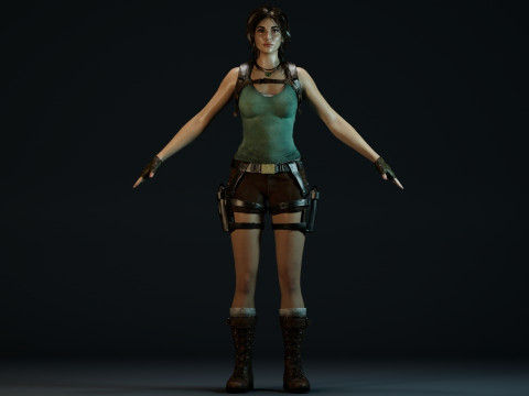 Lara Croft Model 3D
