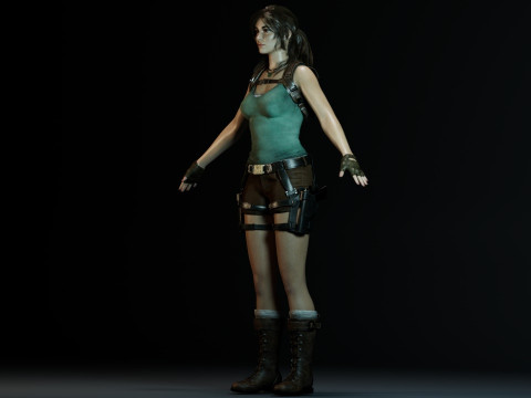 Lara Croft Model 3D