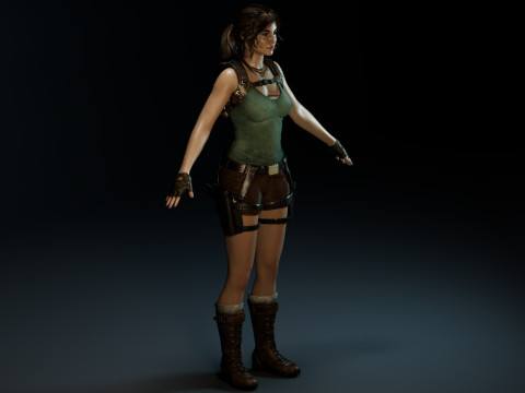 Lara Croft Model 3D