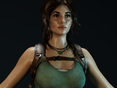 Lara Croft Model 3D