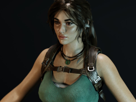 Lara Croft Model 3D
