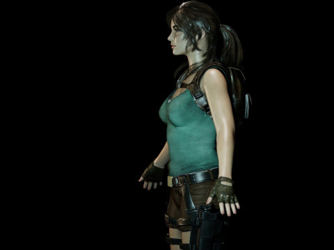 Lara Croft Model 3D