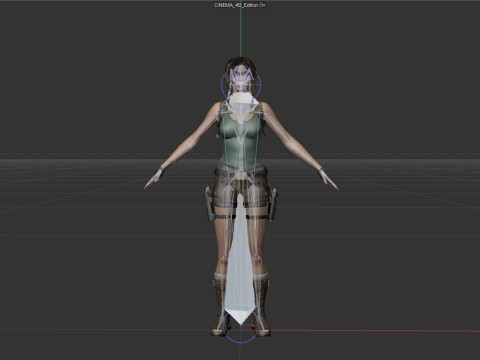 Lara Croft Model 3D