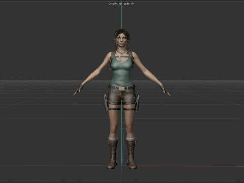 Lara Croft Model 3D