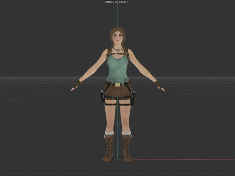 Lara Croft Model 3D