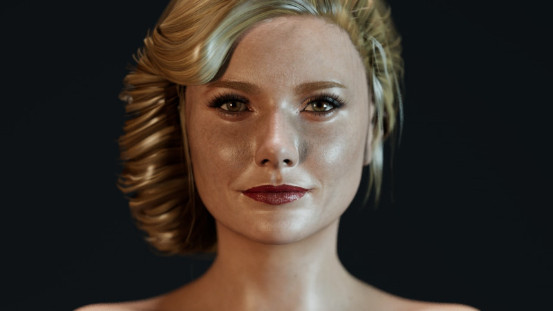Gwyneth Paltrow Model 3D .c4d .max .obj .3ds .fbx .stl .blend