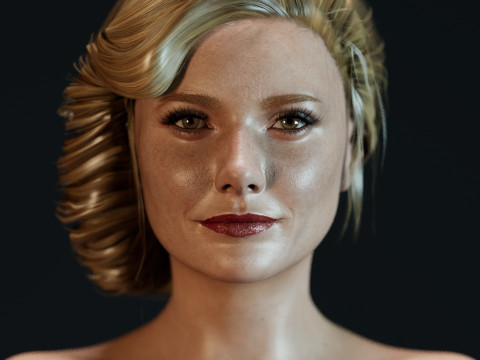 Gwyneth Paltrow 3Dモデル