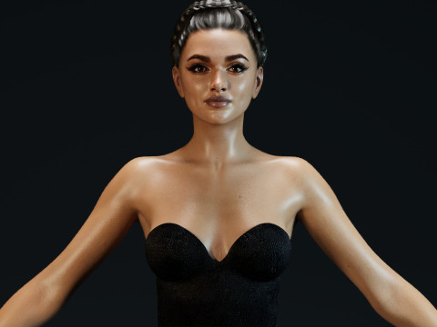 Deepika Padukone 3D Model