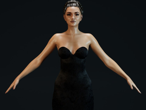 Deepika Padukone 3D Model